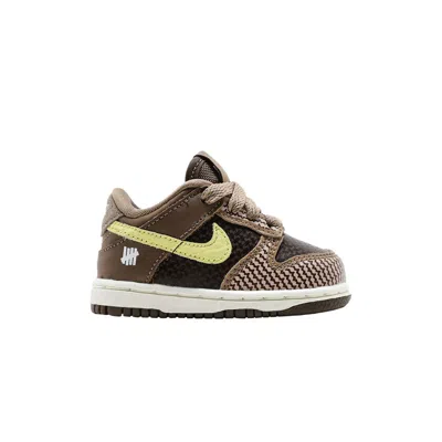 Pre-owned Nike Undefeated X Dunk Low Sp Td 'canteen' | Brown | Infant Size 6