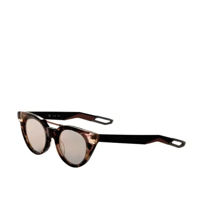 Nike Unisex 48 Mm Brown Sunglasses In Black