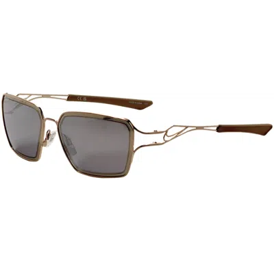 Nike Unisex 57 Mm Gold Sunglasses In Brown