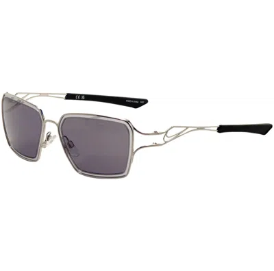 Nike Unisex 57 Mm Grey Sunglasses In Purple