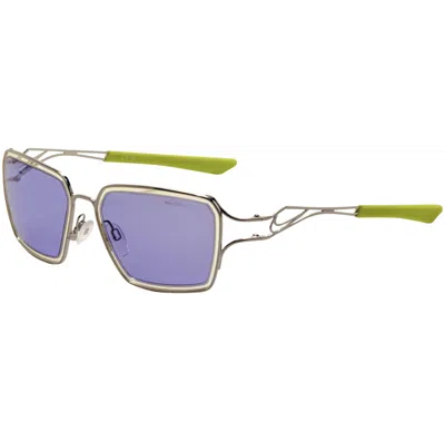 Nike Unisex 57 Mm Silver Sunglasses In Multi