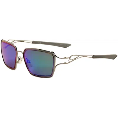 Nike Unisex 57 Mm Silver Sunglasses In Purple