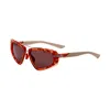 Nike Unisex 60mm Orange Sunglasses In Multi