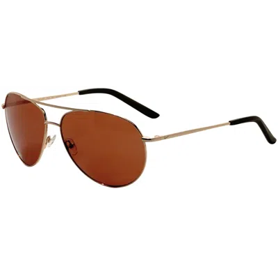 Nike Unisex 61 Mm Gold Sunglasses In Green