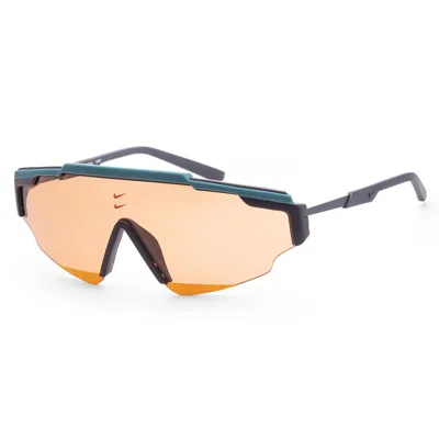 Nike Unisex 64 Mm Green Sunglasses In Blue