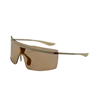 Nike Unisex 67 Mm White Sunglasses In Brown
