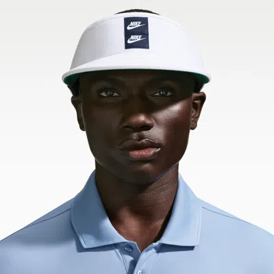 Nike Unisex Ace Dri-fit Golf Visor In White