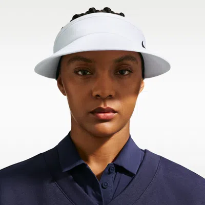 Nike Unisex Ace Dri-fit Golf Visor In White