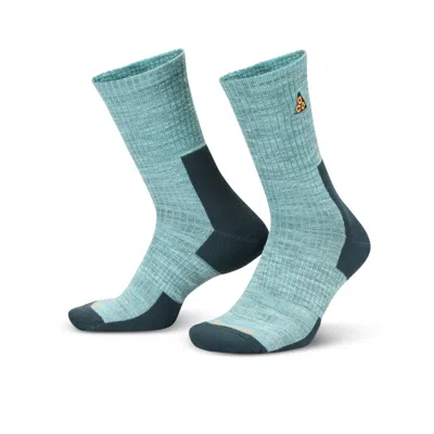 Nike Unisex  Acg Everyday Cushioned Crew Socks (1 Pair) In Blue