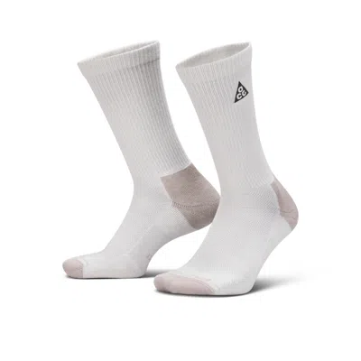 Nike Unisex  Acg Everyday Elevated Crew Socks (1 Pair) In White