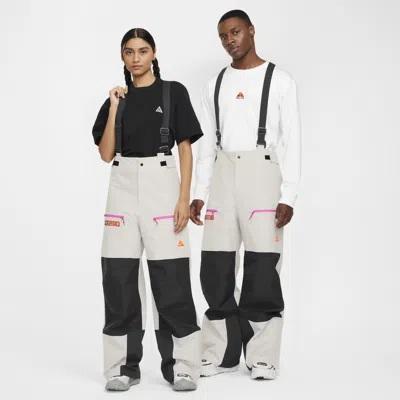 Nike Unisex  Acg Gore-tex "chena Vortex" Storm-fit Adv Bibs In Brown