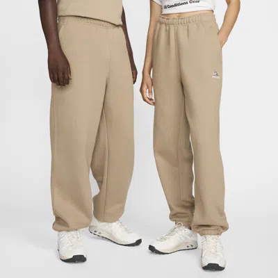 Nike Unisex  Acg Lungs Therma-fit Repel "tuff Fleece" Pants In Brown
