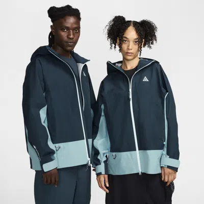 Nike Unisex  Acg "misery Ridge" Storm-fit Adv Gore-tex Jacket In Blue