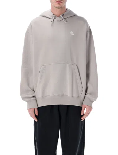 Nike Acg Tuff Fleece Oversized Hoodie In Gray