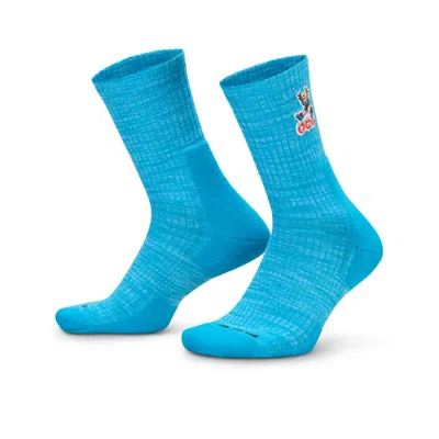 Nike Unisex  Acg Usa Everyday Cushioned Crew Socks (1 Pair) In Blue