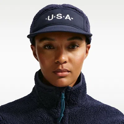 Nike Unisex  Acg Usa Fly Therma-fit Unstructured Cap In Blue