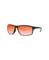 Nike Unisex Adrenaline Rectangle Sunglasses, 22 M Nk000725 In Black