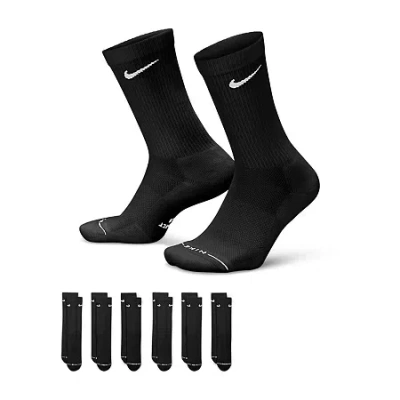 Nike Unisex Adult Crew Socks In Black