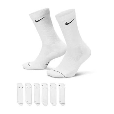 Nike Unisex Adult Crew Socks In White