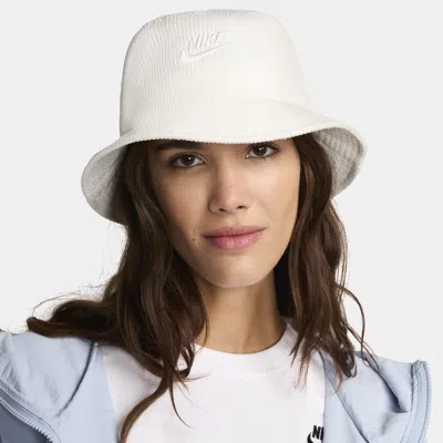Nike Unisex Apex Corduroy Bucket Hat In White