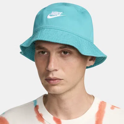 Nike Unisex Apex Futura Washed Bucket Hat In Green