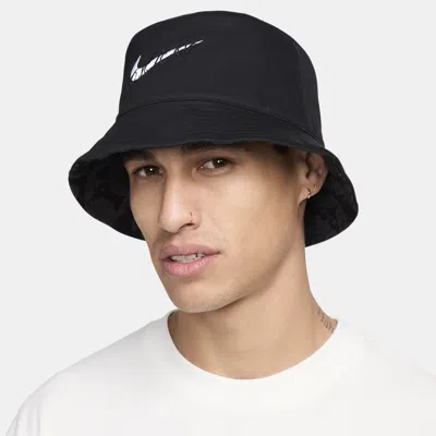 Nike Unisex Apex Reversible Bucket Hat In Black