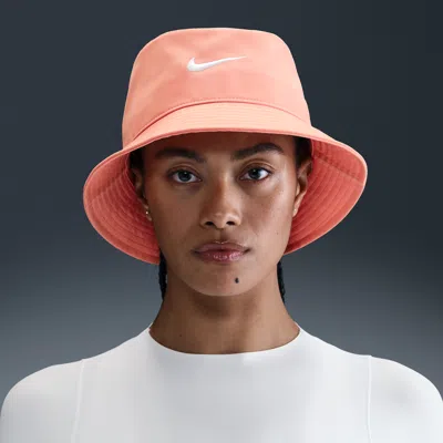 Nike Unisex Apex Swoosh Bucket Hat In Orange
