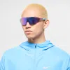 Nike Athena Edge 69mm Rimless Shield Sunglasses In Blue