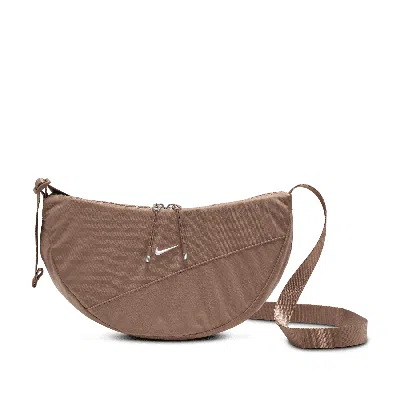 Nike Aura Crescent Crossbody Bag In Brown