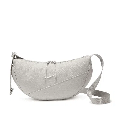 Nike Unisex Aura Crescent Crossbody Bag (4l) In Grey