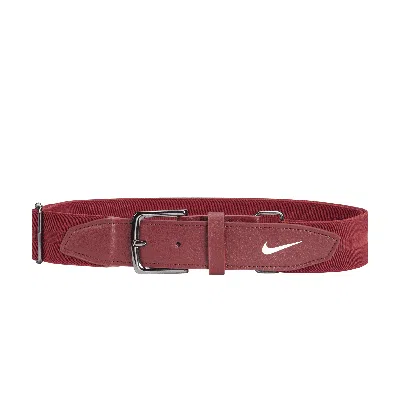 Nike Unisex Baseball Belt In Red