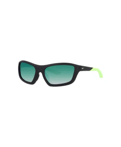 Nike Unisex Brazer Rectangle Sunglasses, M Fv2401 Nk000728 In Black