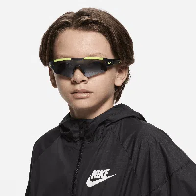 Nike Kids' Unisex Cloak Youth Mirrored Sunglasses In Grey