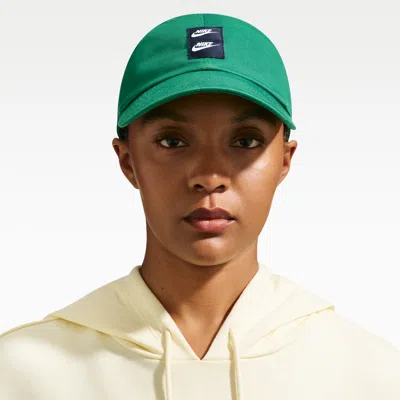 Nike Unisex Club Golf Dri-fit Unstructured Cap In Green