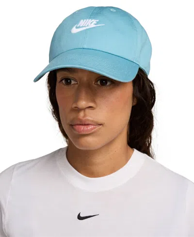 Nike Unisex Club Logo Embroidered Cap In Medium Olive
