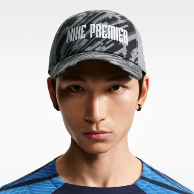 Nike Unisex Club Premier Unstructured Soccer Cap In Gray
