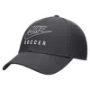Nike Unisex Club Structured Dri-fit Soccer Futura Swoosh Cap In Grey