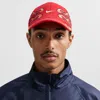Nike Unisex Club Structured Og Flame Cap In Red