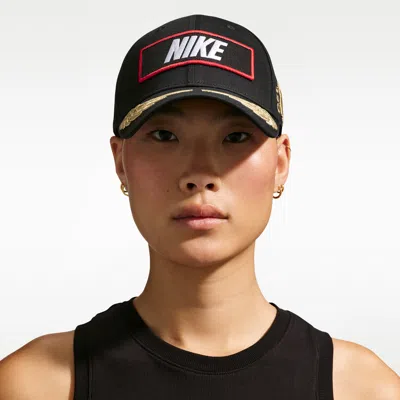 Nike Unisex Club Structured Racing Cap In Black