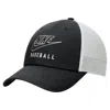 Nike Unisex Club Unstructured Baseball Swoosh Trucker Cap In Black