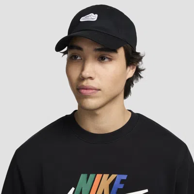 Nike Unisex Club Unstructured Cap In Black