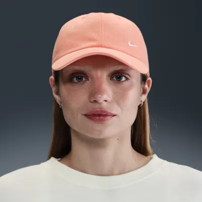 Nike Unisex Club Unstructured Cap In Orange