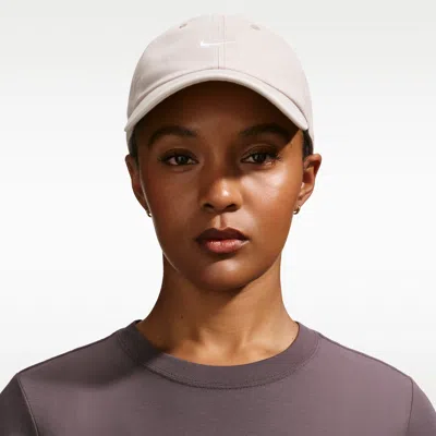 Nike Unisex Club Unstructured Denim Cap In Gray