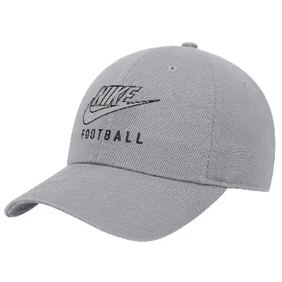 Nike Unisex Club Unstructured Football Cap In Grey