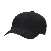 Nike Unisex Club Unstructured Futura Wash Cap In Black