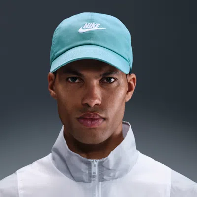 Nike Unisex Club Unstructured Futura Wash Cap In Blue