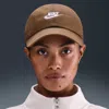 Nike Unisex Club Unstructured Futura Wash Cap In Brown