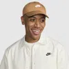 Nike Unisex Club Unstructured Futura Wash Cap In Brown