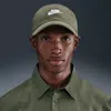 Nike Unisex Club Unstructured Futura Wash Cap In Green