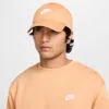Nike Unisex Club Unstructured Futura Wash Cap In Orange